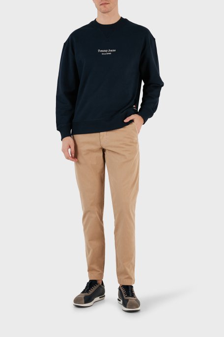 Tommy Hilfiger Belden Bağlamalı Pamuklu Cepli Regular Fit Erkek Pantolon MW0MW32131 RBL CAMEL - 1