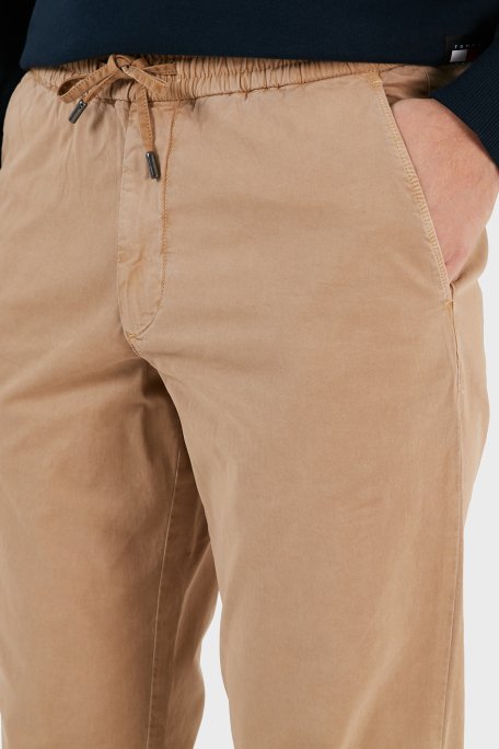 Tommy Hilfiger Belden Bağlamalı Pamuklu Cepli Regular Fit Erkek Pantolon MW0MW32131 RBL CAMEL - 5