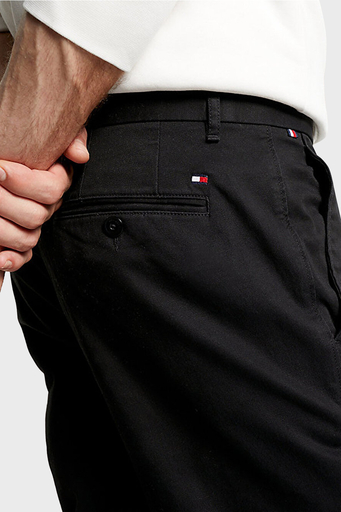 Tommy Hilfiger Chinos Denton Pamuklu Regular Fit Erkek Pantolon MW0MW25964 BDS SİYAH - 8