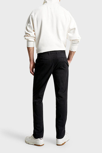 Tommy Hilfiger Chinos Denton Pamuklu Regular Fit Erkek Pantolon MW0MW25964 BDS SİYAH - 9