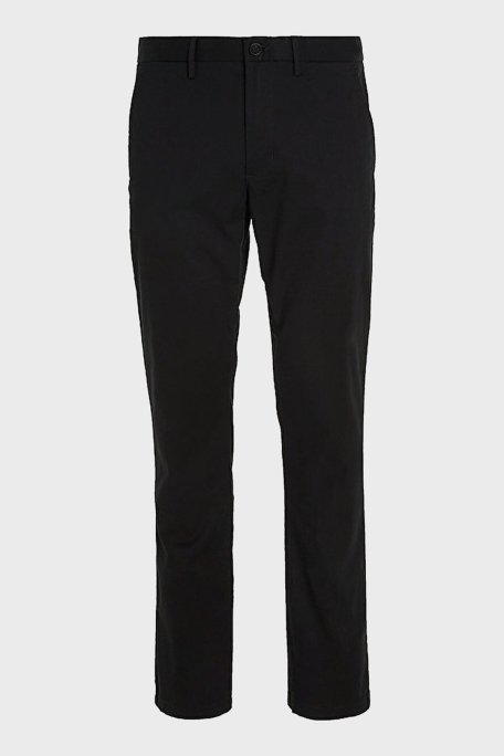 Tommy Hilfiger Chinos Denton Pamuklu Regular Fit Erkek Pantolon MW0MW25964 BDS SİYAH - 5