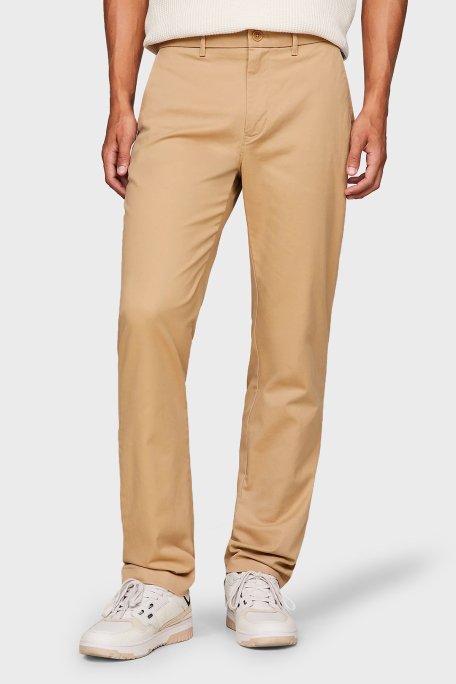 Tommy Hilfiger Chinos Denton Pamuklu Regular Fit Erkek Pantolon MW0MW25964 RBL CAMEL - 1