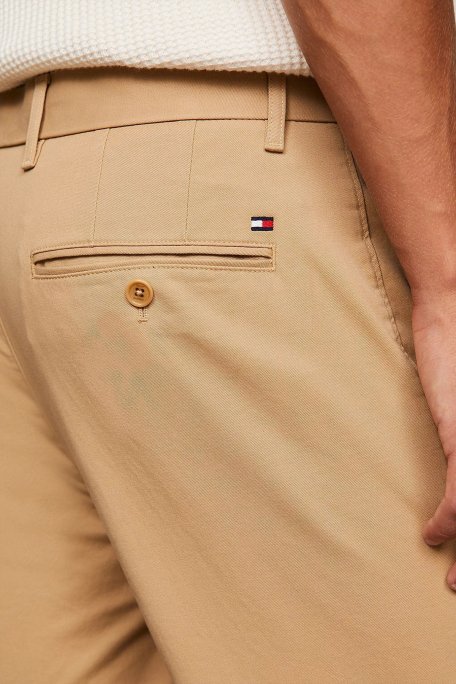 Tommy Hilfiger Chinos Denton Pamuklu Regular Fit Erkek Pantolon MW0MW25964 RBL CAMEL - 3