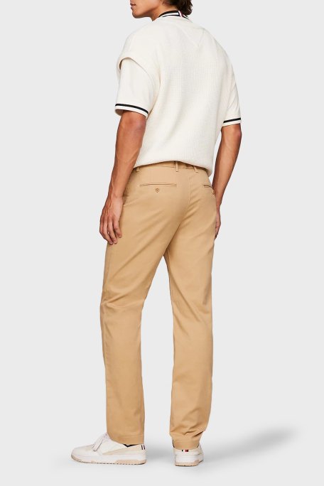 Tommy Hilfiger Chinos Denton Pamuklu Regular Fit Erkek Pantolon MW0MW25964 RBL CAMEL - 4