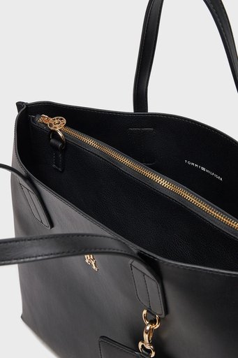 Tommy Hilfiger Çıkarılabilir Çapraz Askılı Bayan Çanta AW0AW17335 BDS SİYAH - 4