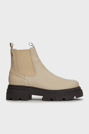 Tommy Hilfiger Deri Chelsea Bayan Bot FW0FW08089 AEG BEJ - 1