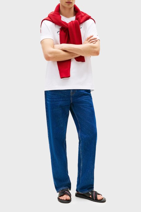 Tommy Hilfiger Deri Logolu Erkek Sandalet FM0FM05415 BDS SİYAH - 2
