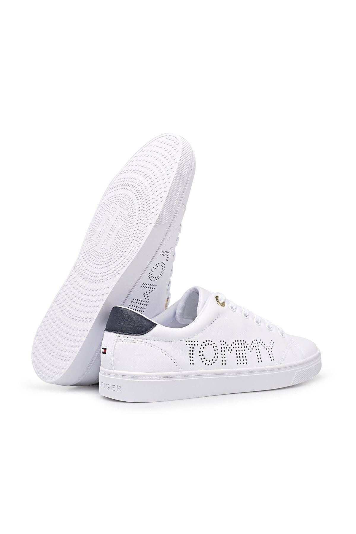 Tommy Hilfiger Deri Sneaker Bayan Ayakkabı FW0FW05544 YBR