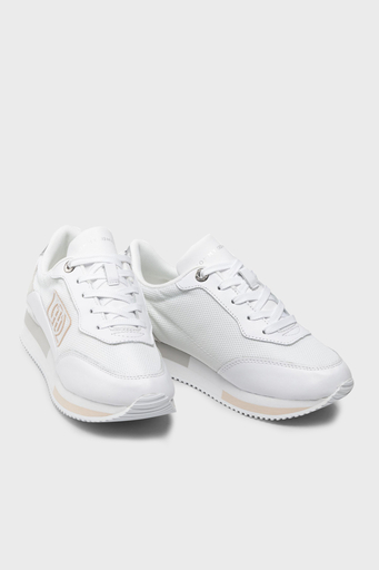 Tommy Hilfiger Deri Sneaker Bayan Ayakkabı FW0FW06459 YBR BEYAZ