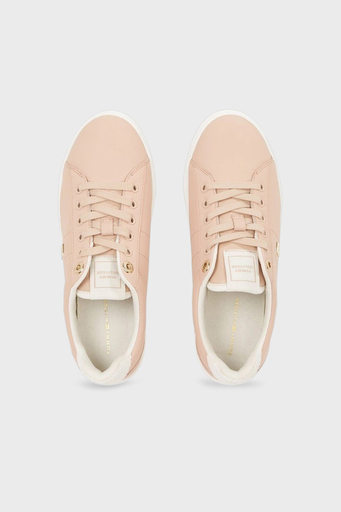 Tommy Hilfiger Deri Sneaker Bayan Ayakkabı FW0FW07999 TRY PEMBE - 4