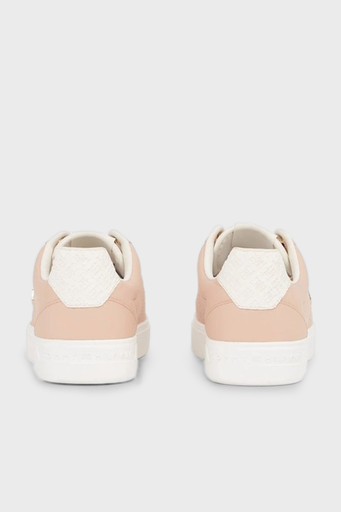 Tommy Hilfiger Deri Sneaker Bayan Ayakkabı FW0FW07999 TRY PEMBE - 5