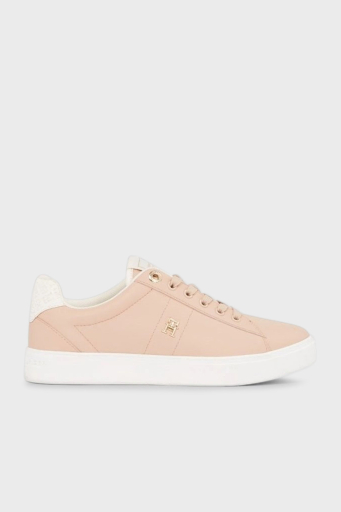 Tommy Hilfiger Deri Sneaker Bayan Ayakkabı FW0FW07999 TRY PEMBE - 1