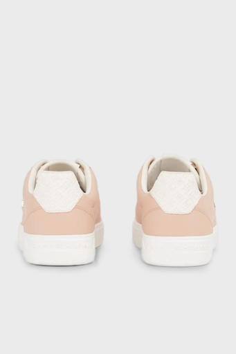 Tommy Hilfiger Deri Sneaker Bayan Ayakkabı FW0FW07999 TRY PEMBE - 11