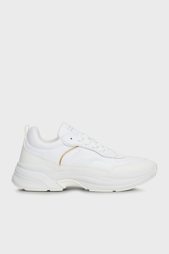 Tommy Hilfiger Deri Sneaker Bayan Ayakkabı FW0FW08346 YBS BEYAZ - 1