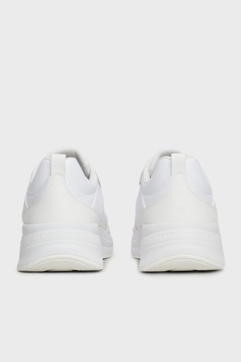 Tommy Hilfiger Deri Sneaker Bayan Ayakkabı FW0FW08346 YBS BEYAZ - 6