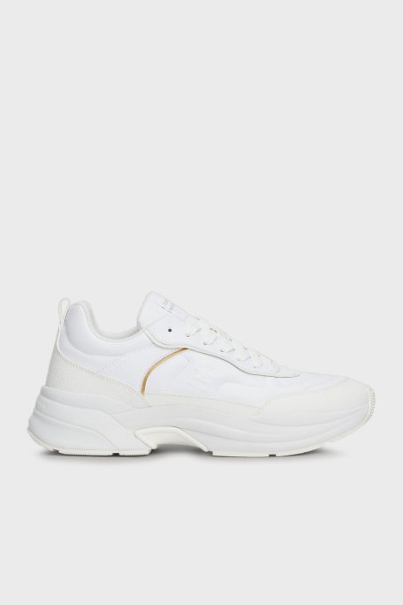 Tommy Hilfiger Deri Sneaker Bayan Ayakkabı FW0FW08346 YBS BEYAZ - 1