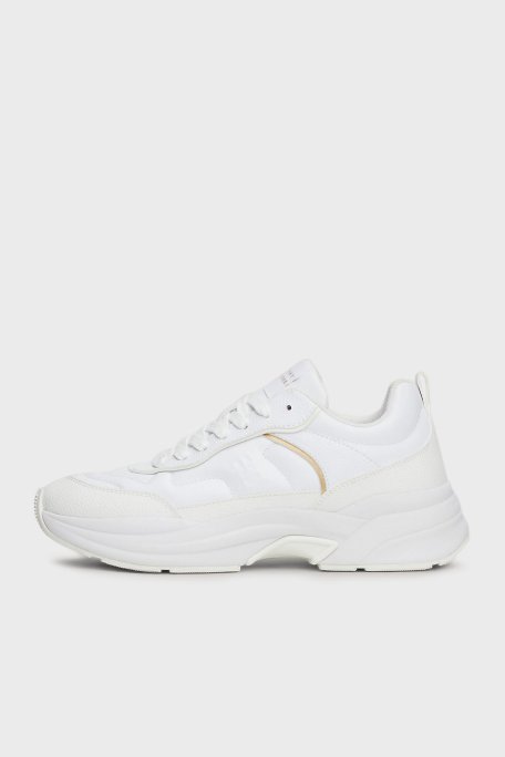 Tommy Hilfiger Deri Sneaker Bayan Ayakkabı FW0FW08346 YBS BEYAZ - 3