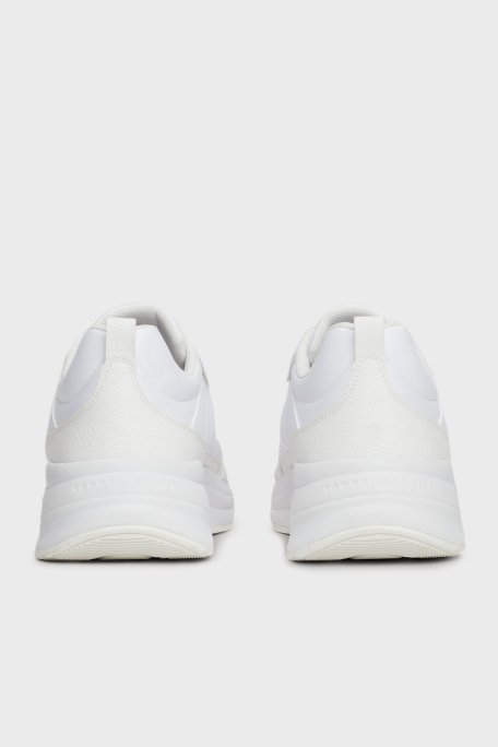 Tommy Hilfiger Deri Sneaker Bayan Ayakkabı FW0FW08346 YBS BEYAZ - 6