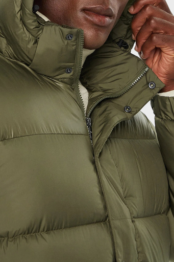 Tommy Hilfiger Kuş Tüyü Dolgulu Regular Fit Çıkarılabilir Kapüşonlu Erkek Mont MW0MW36569 RBN KOYU HAKİ - 5