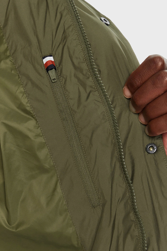 Tommy Hilfiger Kuş Tüyü Dolgulu Regular Fit Çıkarılabilir Kapüşonlu Erkek Mont MW0MW36569 RBN KOYU HAKİ - 7