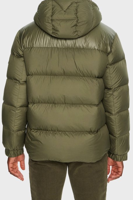 Tommy Hilfiger Kuş Tüyü Dolgulu Regular Fit Çıkarılabilir Kapüşonlu Erkek Mont MW0MW36569 RBN KOYU HAKİ - 3
