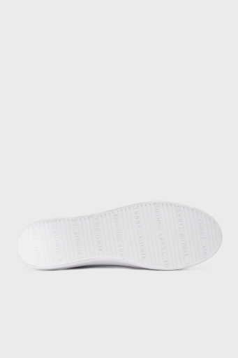 Tommy Hilfiger Logolu % 100 Pamuk Sneaker Bayan Ayakkabı FW0FW08647 C1O AÇIK MAVİ - 6