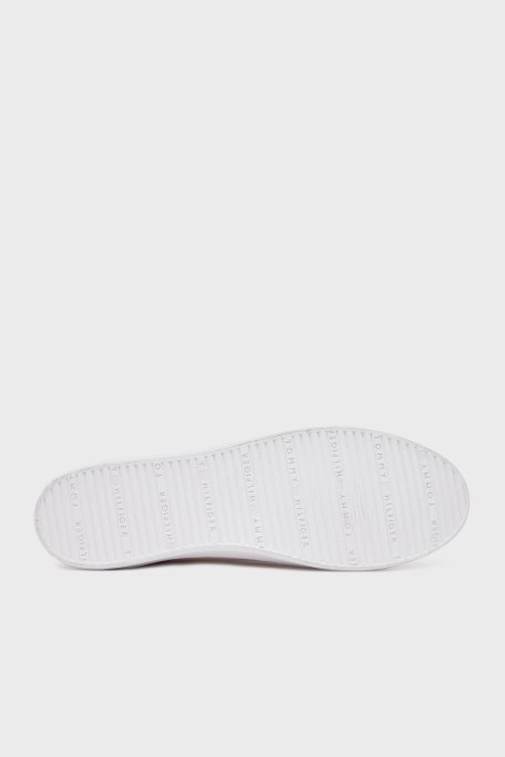 Tommy Hilfiger Logolu % 100 Pamuk Sneaker Bayan Ayakkabı FW0FW08647 TQN AÇIK PEMBE - 6