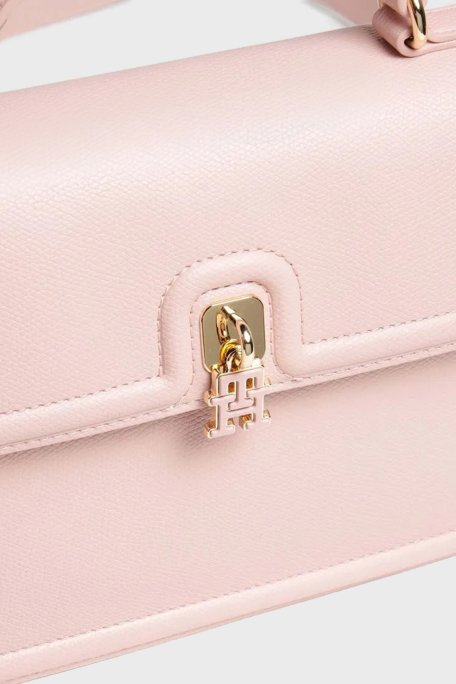 Tommy Hilfiger Logolu Ayarlanabilir Askılı Bayan Çanta AW0AW17176 TQN AÇIK PEMBE - 5