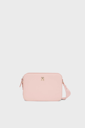 Tommy Hilfiger Logolu Ayarlanabilir Askılı Bayan Çanta AW0AW17229 TQN AÇIK PEMBE - 1