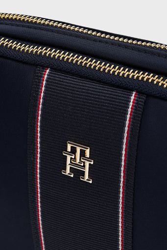 Tommy Hilfiger Logolu Ayarlanabilir Askılı Bayan Çanta AW0AW17230 DW6 LACİVERT - 5
