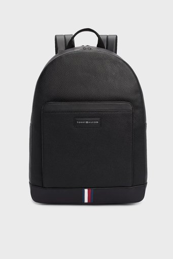 Tommy Hilfiger Logolu Ayarlanabilir Askılı Erkek Sırt Çantası AM0AM12713 BDS SİYAH - 6