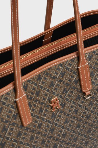 Tommy Hilfiger Logolu Bayan Çanta AW0AW16441 0GJ SİYAH - 9