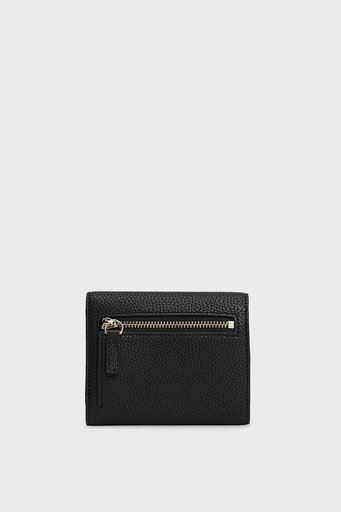 Tommy Hilfiger Logolu Bayan Cüzdan AW0AW17039 BDS SİYAH - 2