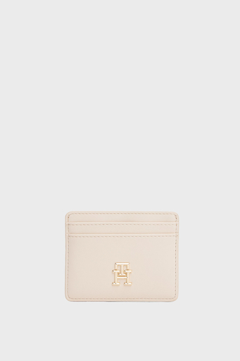 Tommy Hilfiger Logolu Bayan Kartlık AW0AW17265 AA8 BEJ - 1