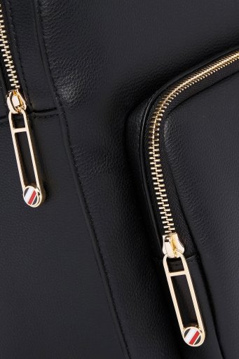 Tommy Hilfiger Logolu Bayan Sırt Çantası AW0AW16915 BDS SİYAH - 5