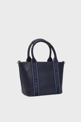 Tommy Hilfiger Logolu Çıkarılabilir Askılı Bayan Çanta AW0AW17201 DW6 LACİVERT - 3