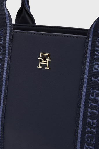 Tommy Hilfiger Logolu Çıkarılabilir Askılı Bayan Çanta AW0AW17201 DW6 LACİVERT - 10