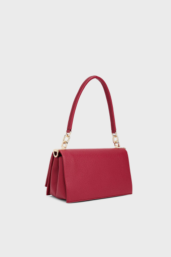 Tommy Hilfiger Logolu Çıkarılabilir Askılı Bayan Çanta AW0AW17216 XJS KIRMIZI - 8