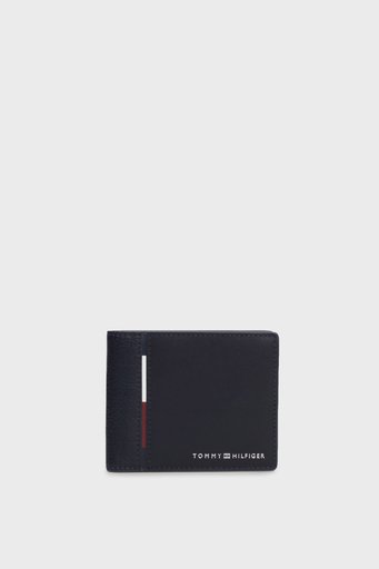 Tommy Hilfiger Logolu Deri Erkek Cüzdan AM0AM12767 DW6 LACİVERT - 1