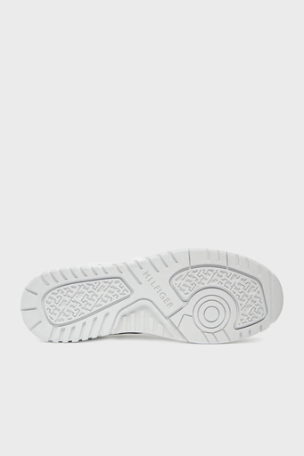 Tommy Hilfiger Logolu Deri Karışımlı Sneaker Erkek Ayakkabı FM0FM05369 DW5 LACİVERT - 6