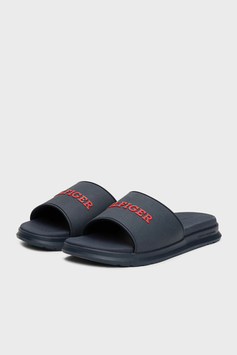 Tommy Hilfiger Logolu Erkek Terlik FM0FM05430 DW5 LACİVERT - 3