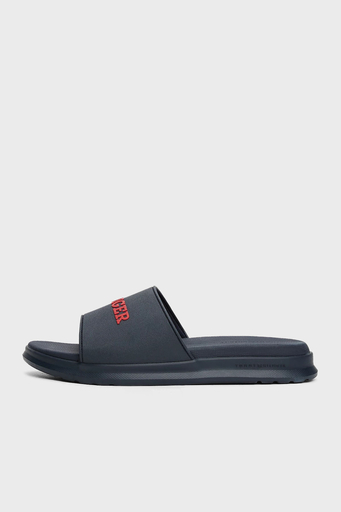 Tommy Hilfiger Logolu Erkek Terlik FM0FM05430 DW5 LACİVERT - 4
