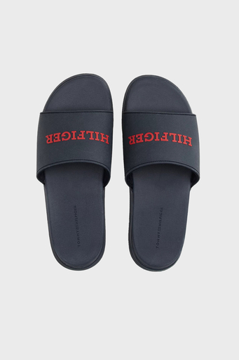 Tommy Hilfiger Logolu Erkek Terlik FM0FM05430 DW5 LACİVERT - 5