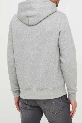 Tommy Hilfiger Logolu Kapüşonlu Pamuklu Regular Fit Erkek Sweat MW0MW32014 P01 GRİ - 4