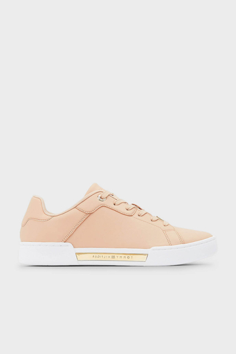 Tommy Hilfiger Logolu Sneaker Bayan Ayakkabı FW0FW07116 TRY PUDRA - 1