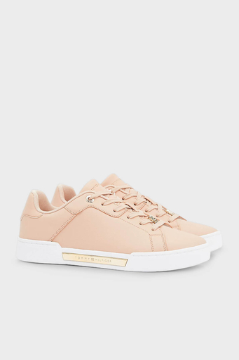 Tommy Hilfiger Logolu Sneaker Bayan Ayakkabı FW0FW07116 TRY PUDRA - 2