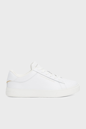 Tommy Hilfiger Logolu Sneaker Bayan Ayakkabı FW0FW08320 YBS BEYAZ - 1