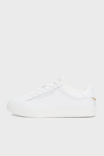 Tommy Hilfiger Logolu Sneaker Bayan Ayakkabı FW0FW08320 YBS BEYAZ - 4