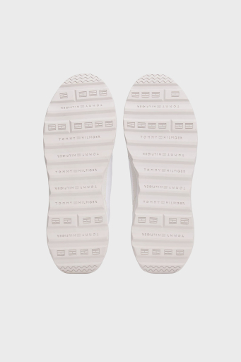 Tommy Hilfiger Logolu Süet Detaylı Sneaker Erkek Ayakkabı FM0FM05425 YBS BEYAZ - 7