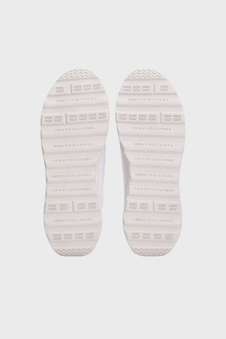 Tommy Hilfiger Logolu Süet Detaylı Sneaker Erkek Ayakkabı FM0FM05425 YBS BEYAZ - 7